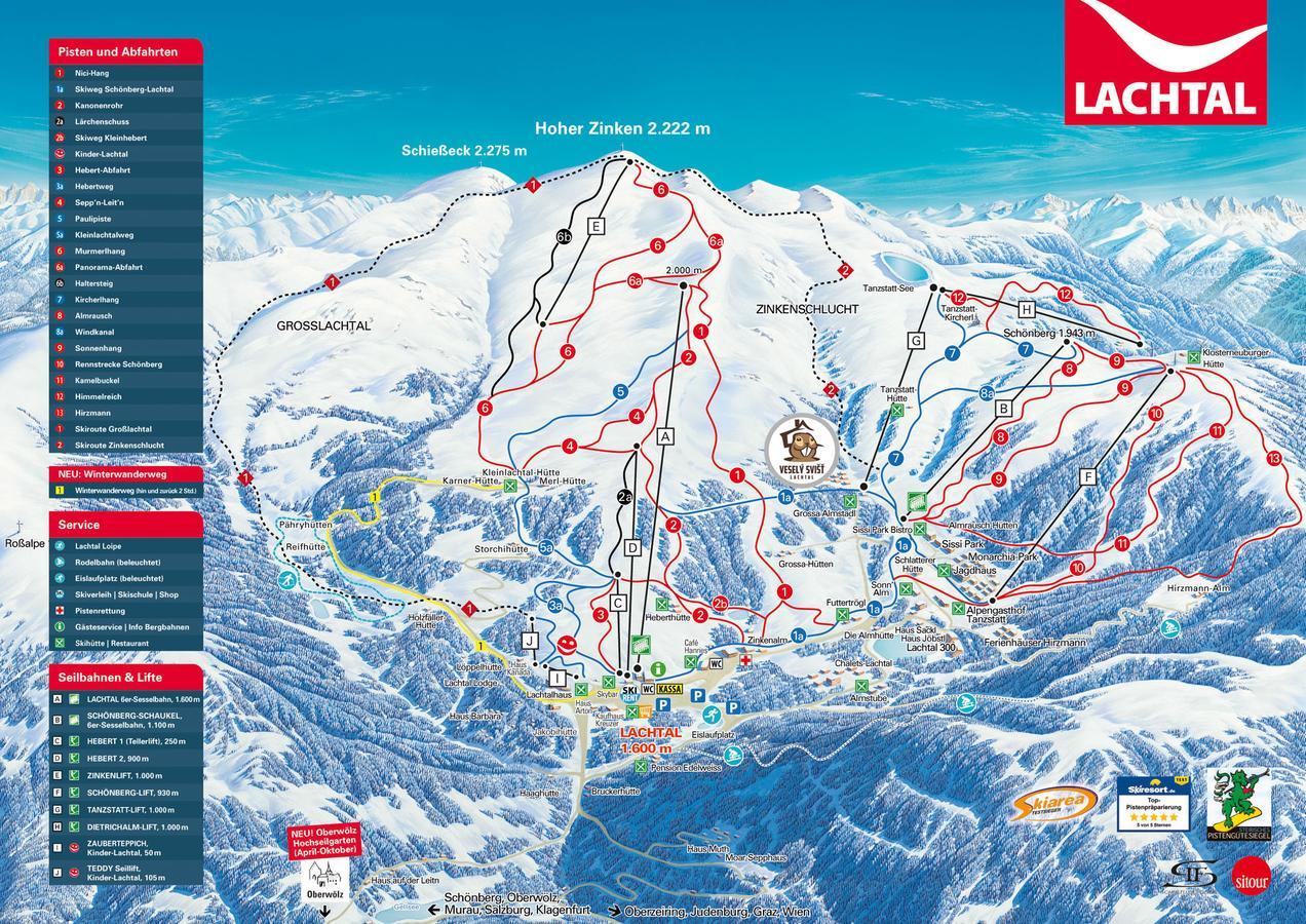 Vesely Svist Chalet Lachtal Eksteriør bilde